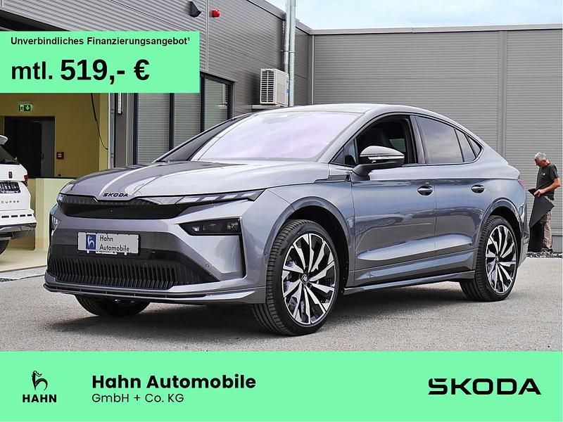 Grau Neu 2025 Skoda Enyaq iV SportLine SUV | 57.580 € (Teuer) - Bild 1/3
