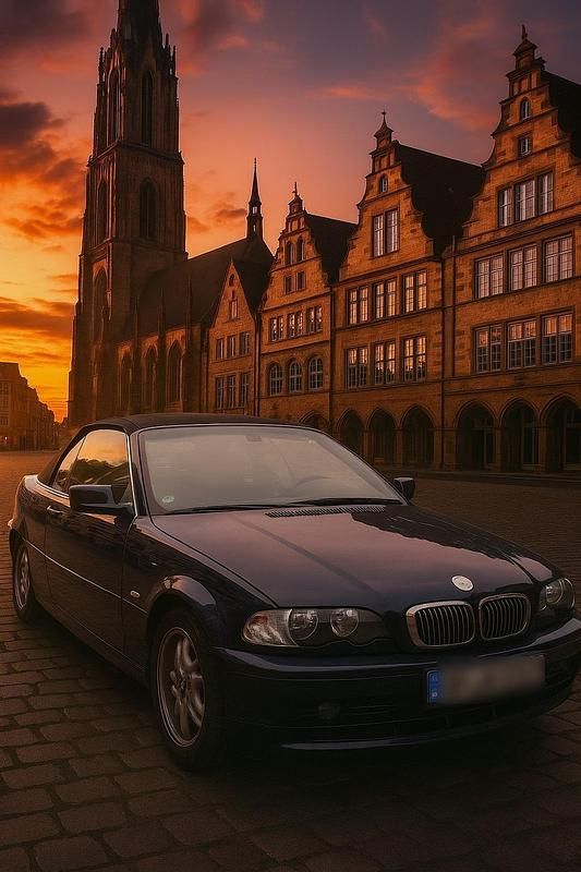 Blau Gebraucht 2001 BMW 325 Cabriolet Cabrio | 4.500 € (Superpreis) - Bild 1/4