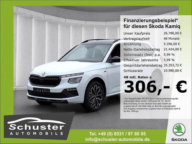 Weiss Gebraucht 2025 Skoda Kamiq Tour SUV | 26.780 € (Guter Preis) - Bild 1/4
