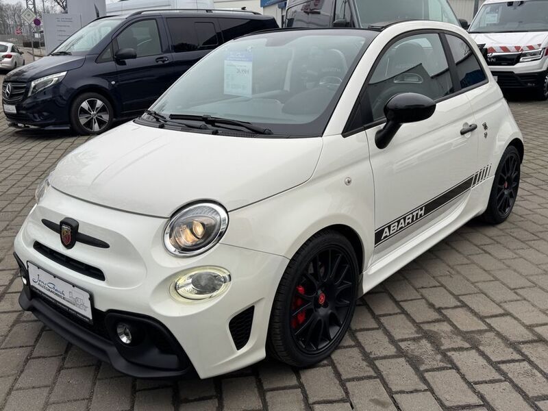 Weiß Gebraucht 2018 Abarth 595C Competizione Cabrio | 20.950 € (Guter Preis) - Bild 1/4