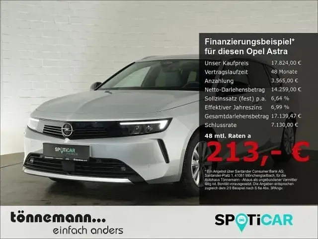Gebraucht Opel Astra Elegance 131 PS (96 kW) 2023 Kleinwagen