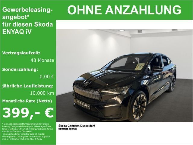 Schwarz Neu 2025 Skoda Enyaq iV SportLine SUV | 59.999 € (Teuer) - Bild 1/4
