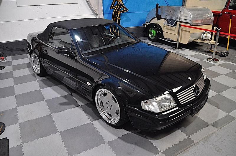 Gebraucht Mercedes SL320 224 PS (164 kW) 2000 Schwarz Cabrio