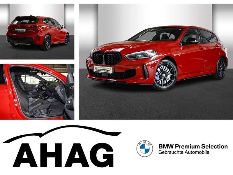 Melbourne rot metallic Gebraucht 2021 BMW M135 Sport Line Kleinwagen | 33.440 € (Fairer Preis) - Bild 1/4