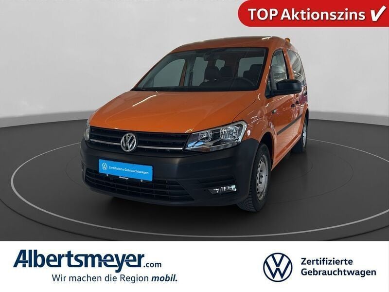 Gebraucht VW Caddy Basis 102 PS (75 kW) 2019 Orange Van / Kleinbus