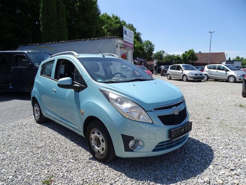 Blau Gebraucht 2010 Chevrolet Spark LS Kleinwagen | 1.000 € (Superpreis) - Bild 1/4
