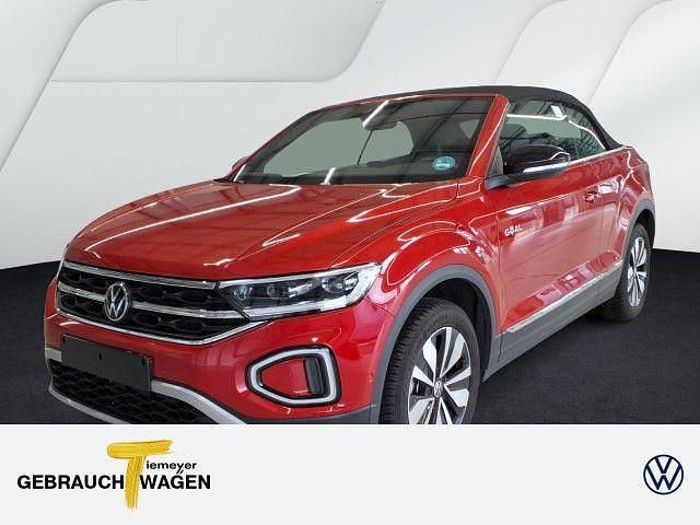 Kings red metallic Gebraucht 2025 VW T-Roc Cabriolet Goal Cabrio | 26.590 € (Superpreis) - Bild 1/4