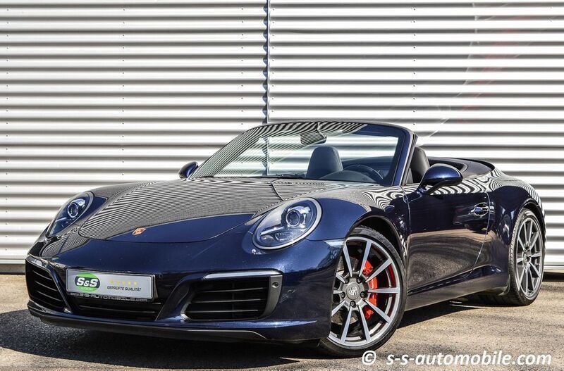 Blau Gebraucht 2017 Porsche 911 Carrera S Cabriolet Chrono Cabrio | 109.500 € (Fairer Preis) - Bild 1/4