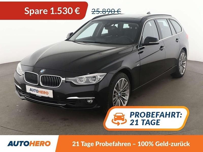 Saphirschwarz Gebraucht 2017 BMW 330 Luxury Line Kombi | 24.360 € (Fairer Preis) - Bild 1/3