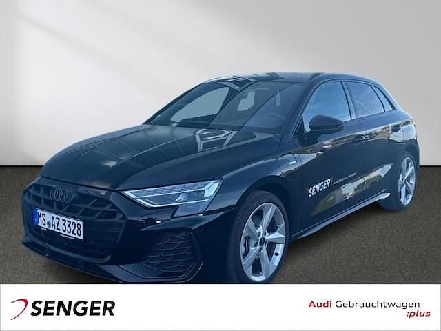 Mythosschwarz metallic Gebraucht 2025 Audi A3 Sportback e-tron S-Line Kleinwagen | 44.990 € - Bild 1/4