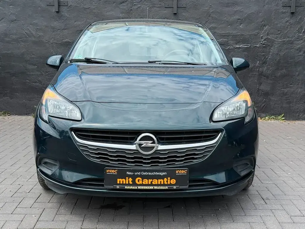 Gebraucht Opel Corsa Edition 101 PS (74 kW) 2015 Grün Kleinwagen