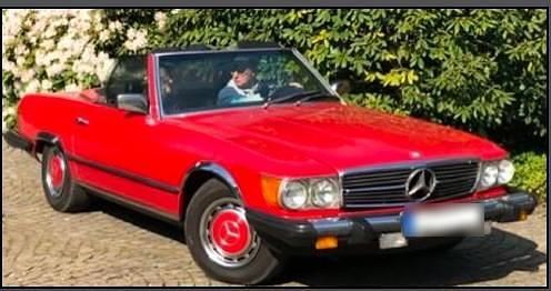 Second-hand Mercedes SL380 1981 Roșu Cabrio