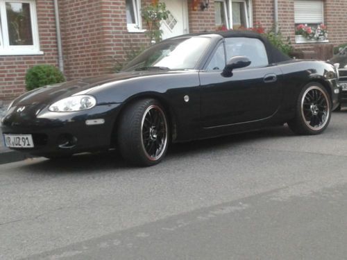 Gebraucht Mazda MX5 150 PS (110 kW) 2005 Schwarz metallic Cabrio