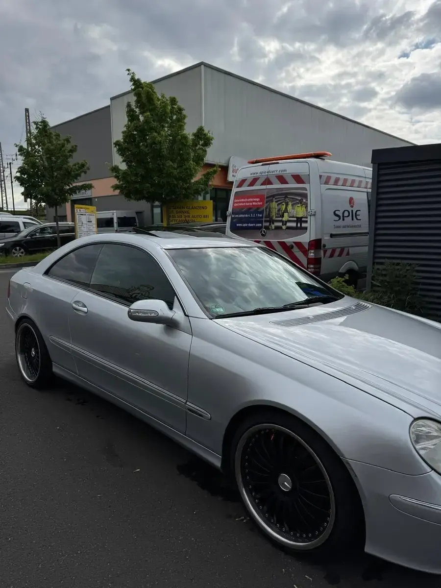 Gebraucht Mercedes CLK200 163 PS (119 kW) 2005 Silber Coupé