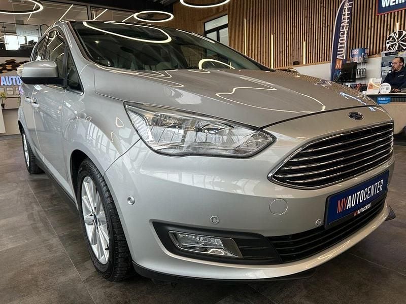 Gebraucht Ford Grand C-Max Titanium 120 PS (88 kW) 2018 Grau Van / Kleinbus
