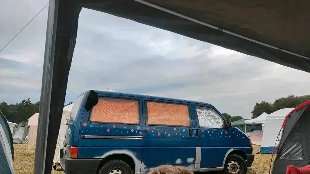 Gebraucht VW Multivan 78 PS (57 kW) 1995 Blau Van / Kleinbus