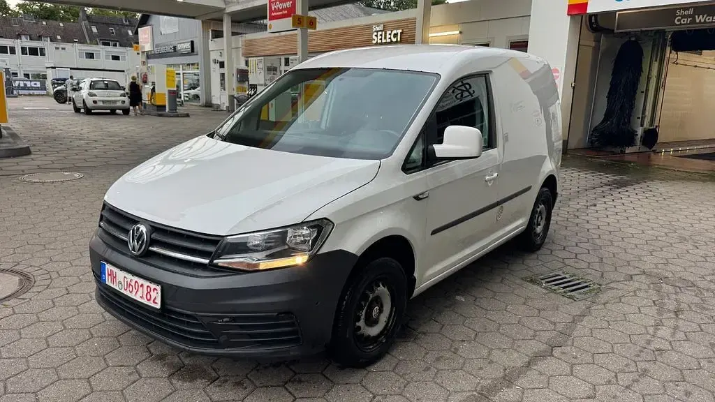 Gebraucht VW Caddy Trendline 102 PS (75 kW) 2016 Weiß Van / Kleinbus