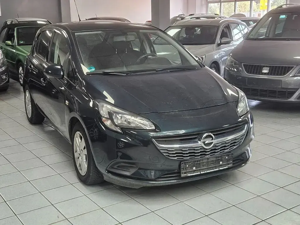 Gebraucht Opel Corsa Edition 90 PS (66 kW) 2015 Grün Kleinwagen