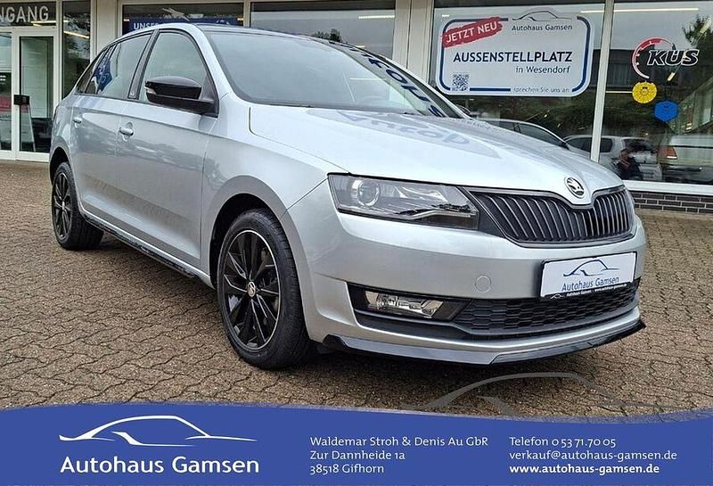 Silber Gebraucht 2019 Skoda Rapid Monte Carlo Limousine | 13.990 € (Fairer Preis) - Bild 1/4