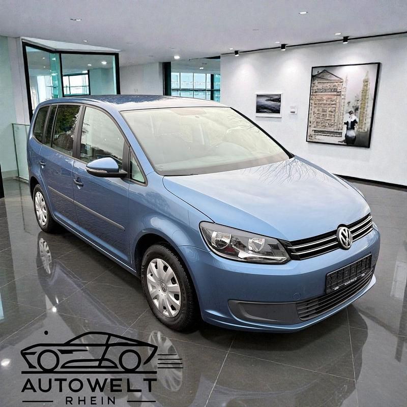 Gebraucht VW Touran Trendline 105 PS (77 kW) 2012 Blau Van / Kleinbus