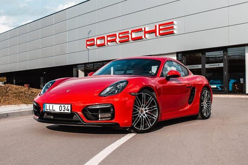 Rot Gebraucht 2015 Porsche Cayman GTS Coupé | 57.999 € (Superpreis) - Bild 1/4