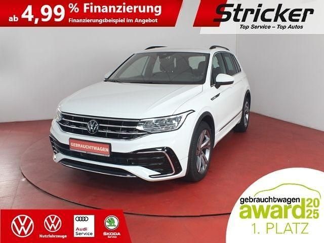 Pure white Gebraucht 2023 VW Tiguan R-line SUV | 33.949 € (Superpreis) - Bild 1/4