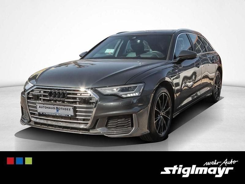 Daytonagrau perleffekt (metallic) Gebraucht 2022 Audi A6 S-Line Kombi | 40.940 € (Superpreis) - Bild 1/4