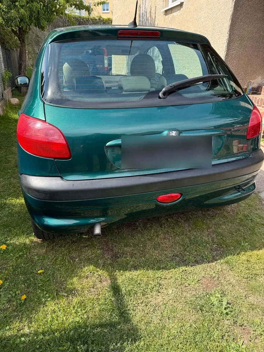 Gebraucht Peugeot 206 75 PS (55 kW) 2001 Grün Kleinwagen