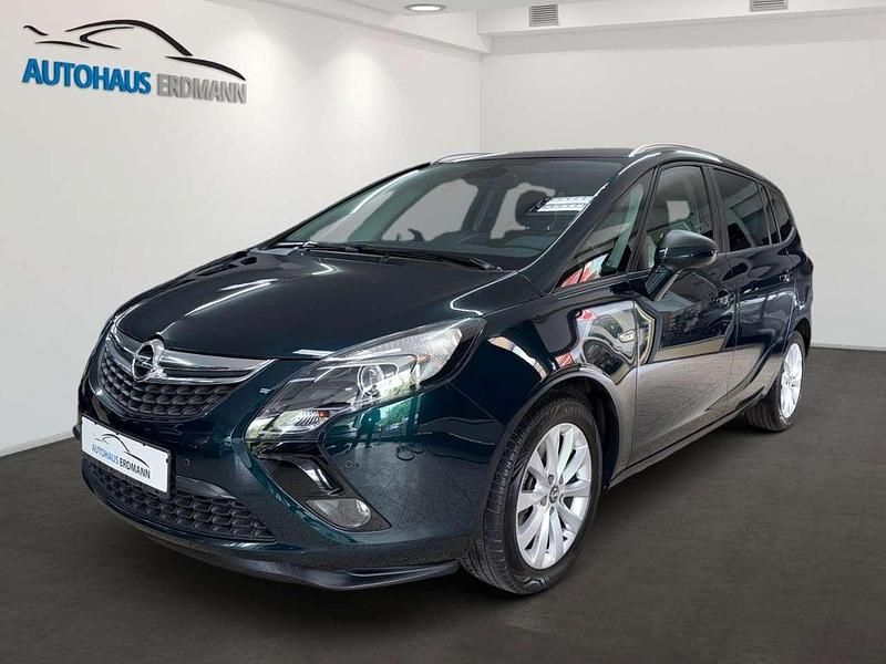 Smaragd gruen (mi) Gebraucht 2014 Opel Zafira Tourer Active Van / Kleinbus | 16.880 € - Bild 1/3