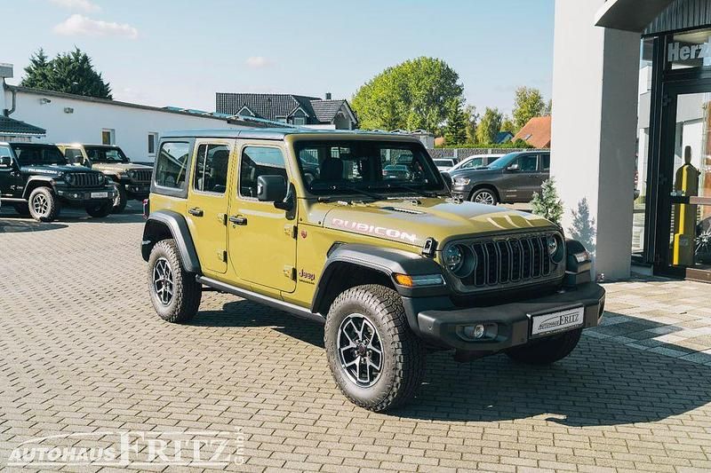 Grün Neu 2025 Jeep Wrangler Unlimited Rubicon SUV | 65.870 € (Fairer Preis) - Bild 1/4