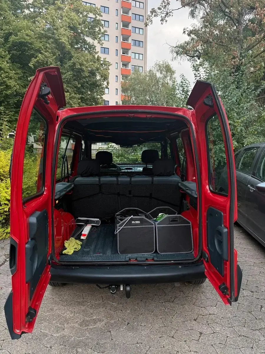 Gebraucht Renault Kangoo 75 PS (55 kW) 1999 Rot Van / Kleinbus