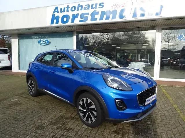Dynamicblau metallic Gebraucht 2023 Ford Puma Titanium SUV | 23.950 € (Etwas zu teuer) - Bild 1/4