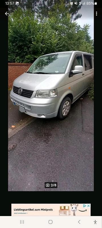 Silber Gebraucht 2005 VW T5 Van | 3.500 € - Bild 1/4