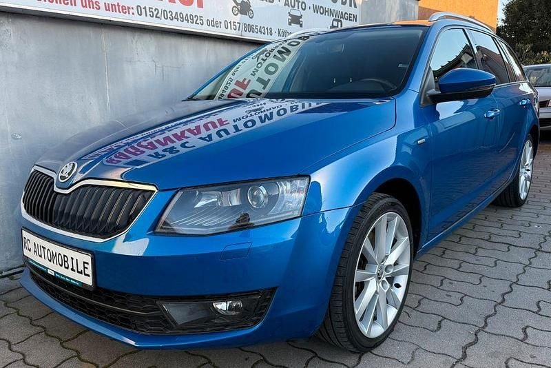 Blau Gebraucht 2016 Skoda Octavia Joy Kombi | 14.999 € (Fairer Preis) - Bild 1/4