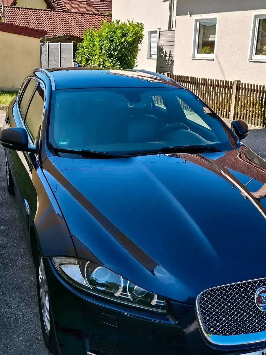 Gebraucht Jaguar XF Sportbrake 200 PS (147 kW) 2014 Blau Kombi