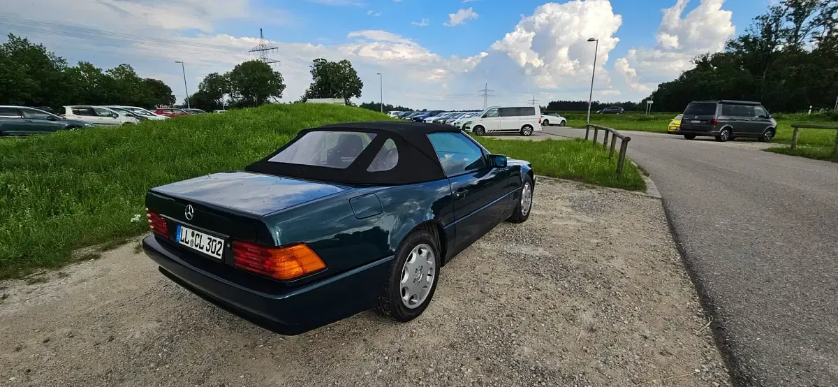 Gebraucht Mercedes SL280 193 PS (141 kW) 1995 Grün Cabrio