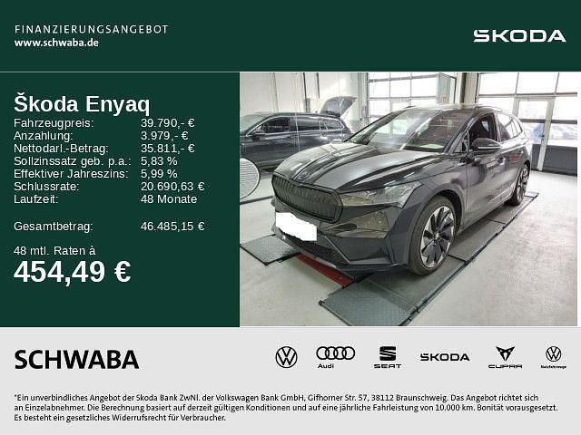 Blackmagic perleffekt Gebraucht 2023 Skoda Enyaq iV SportLine SUV | 39.790 € (Fairer Preis) - Bild 1/4