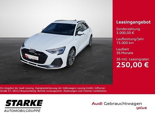 Gletscherweiß metallic Gebraucht 2025 Audi A3 S-Line | 37.540 € - Bild 1/4