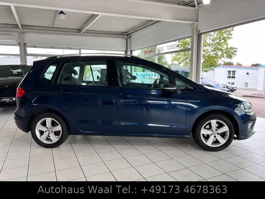 Gebraucht VW Golf Sportsvan 125 PS (91 kW) 2014 Blau Van / Kleinbus