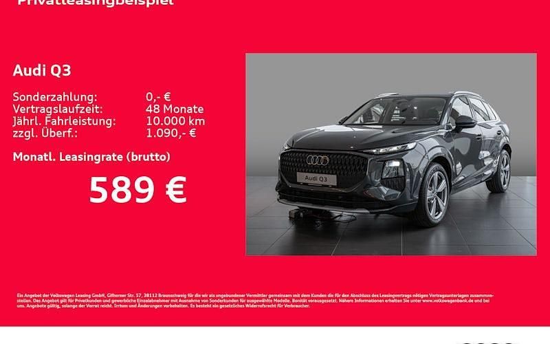 Neu Audi Q3 Advanced Plus 150 PS (110 kW) 2025 Grau SUV