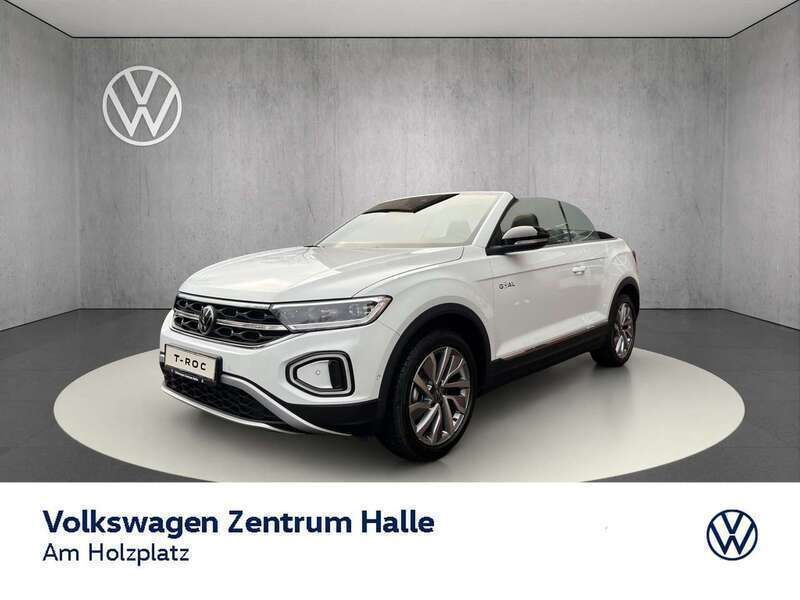 Pure white Gebraucht 2025 VW T-Roc Cabriolet Goal Cabrio | 37.470 € (Fairer Preis) - Bild 1/4