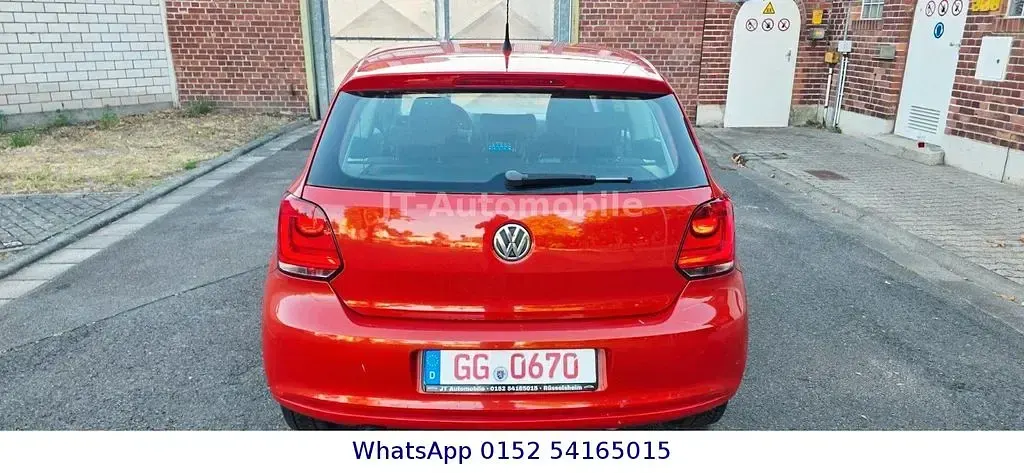 Gebraucht VW Polo Trendline 90 PS (66 kW) 2011 Orange Kleinwagen