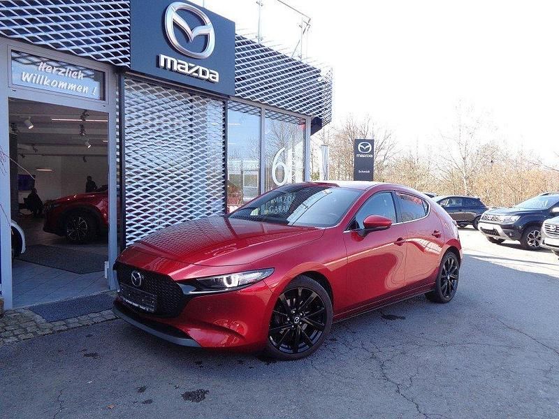 Magmarot Gebraucht 2019 Mazda 3 Selection Limousine | 18.990 € (Etwas zu teuer) - Bild 1/4