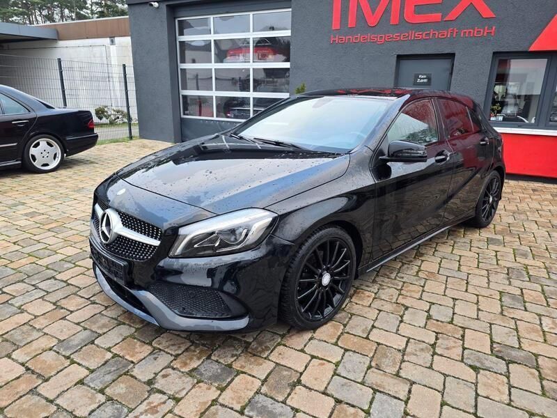 Schwarz Gebraucht 2016 Mercedes A200 AMG line Limousine | 15.990 € (Fairer Preis) - Bild 1/4