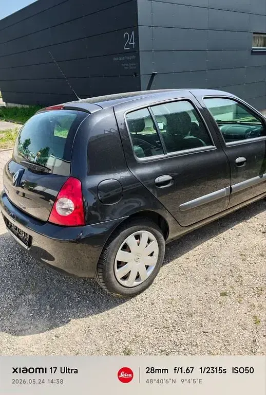 Gebraucht Renault Clio II Campus 75 PS (55 kW) 2007 Schwarz Limousine