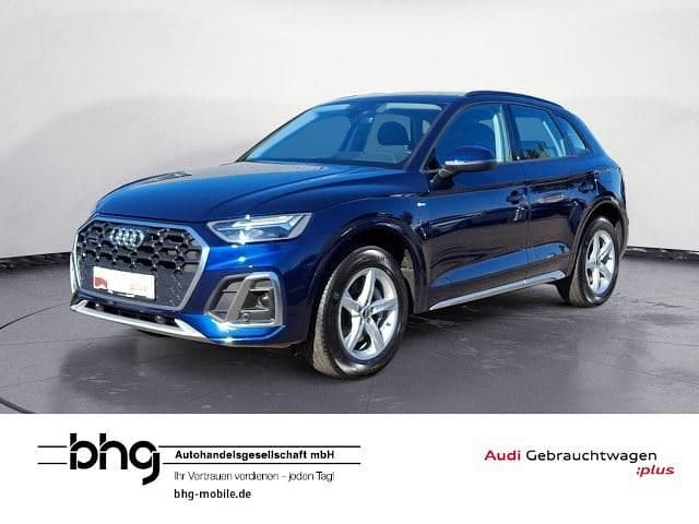 Navarrablau metallic Gebraucht 2021 Audi Q5 Design SUV | 34.850 € (Superpreis) - Bild 1/4