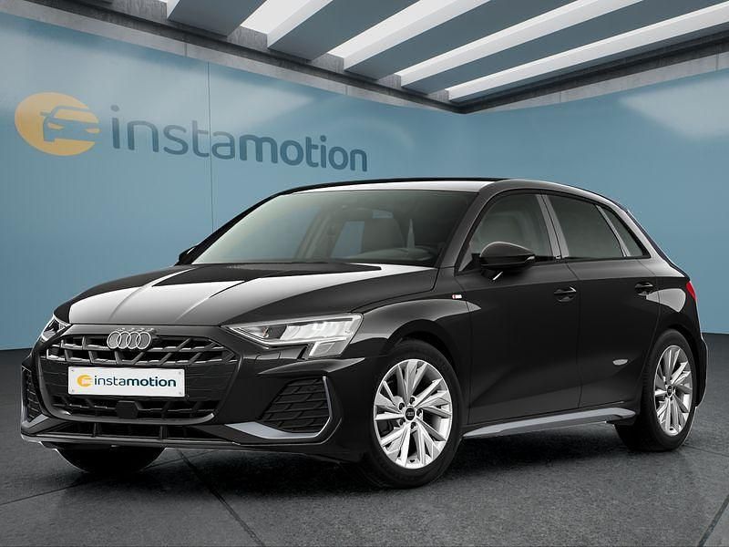 Schwarz Gebraucht 2025 Audi A3 Sportback Kleinwagen | 36.299 € (Fairer Preis) - Bild 1/4