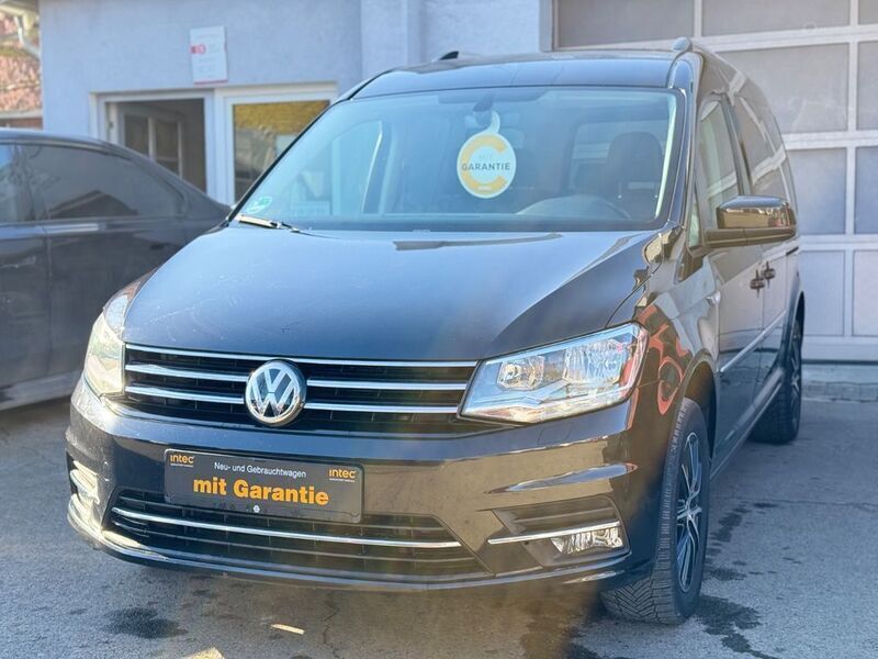 Schwarz Gebraucht 2019 VW Caddy Maxi Highline Van / Kleinbus | 14.299 € (Superpreis) - Bild 1/4