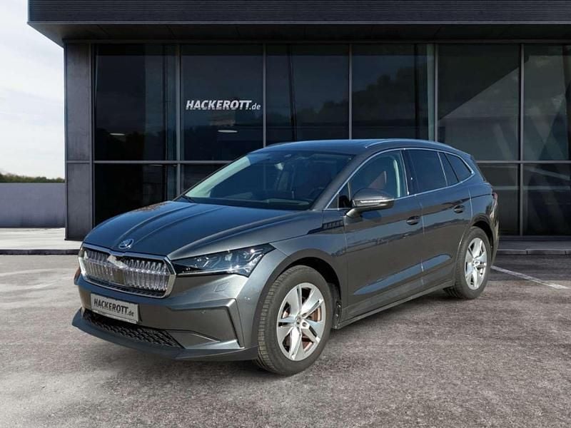 Grau Gebraucht 2022 Skoda Enyaq iV ecoSuite SUV | 30.980 € (Guter Preis) - Bild 1/4