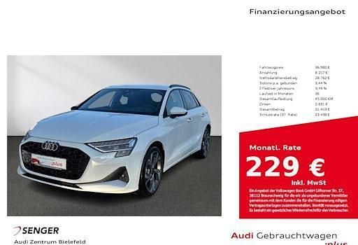 Gebraucht Audi A3 Advanced Plus 150 PS (110 kW) 2025 Gletscherweiß Limousine